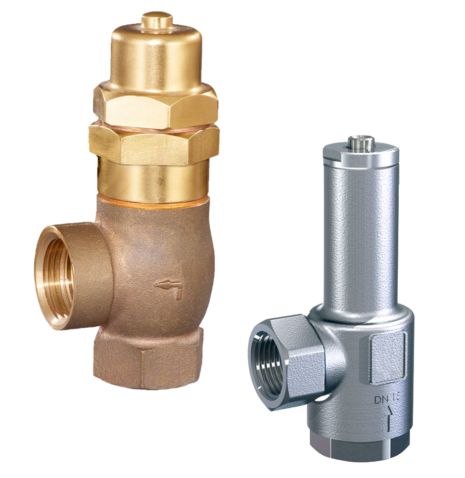 Berluto - Selvopererte trykkavlastningsventiler / Overløpsventil / Overflow ventil / Pressure relief valve 